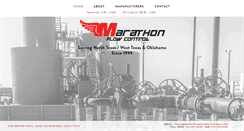Desktop Screenshot of marathonflowcontrol.com